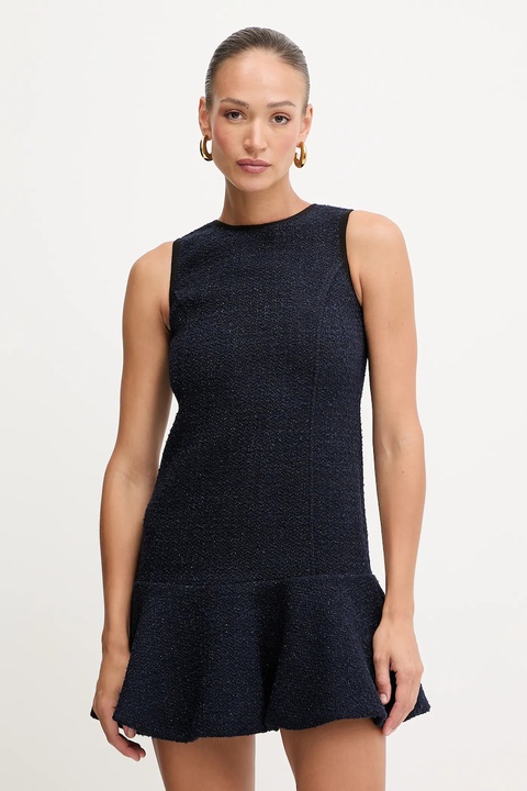 Pinko sukienka z domieszką wełny kolor granatowy mini prosta 105795 A2VL - zdjęcie produktu nr 1