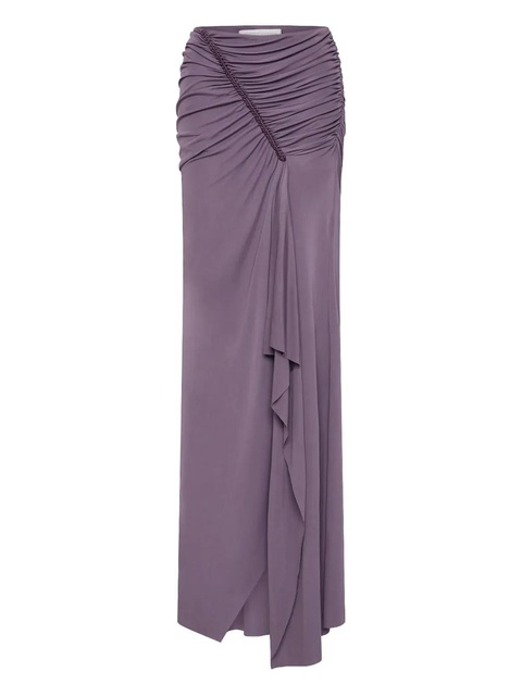 Christopher Esber Shibari jersey maxi skirt - Purple - zdjęcie produktu nr 1