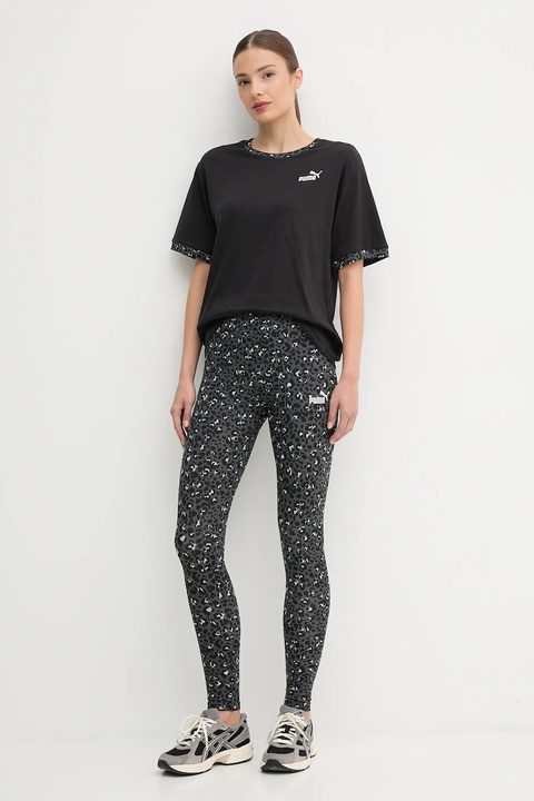 Puma t-shirt bawełniany damski kolor czarny 688082 - zdjęcie produktu nr 2