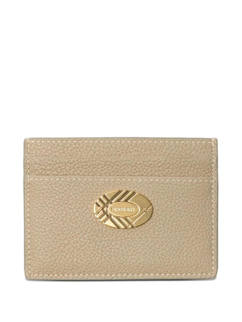 Burberry logo-plaque leather card holder - Neutrals - zdjęcie produktu nr 2