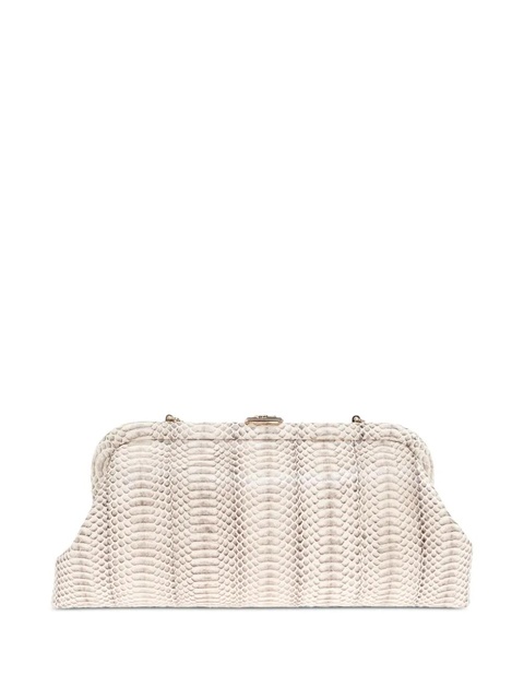 Jimmy Choo Skylar chain-strap clutch bag - White - zdjęcie produktu nr 2