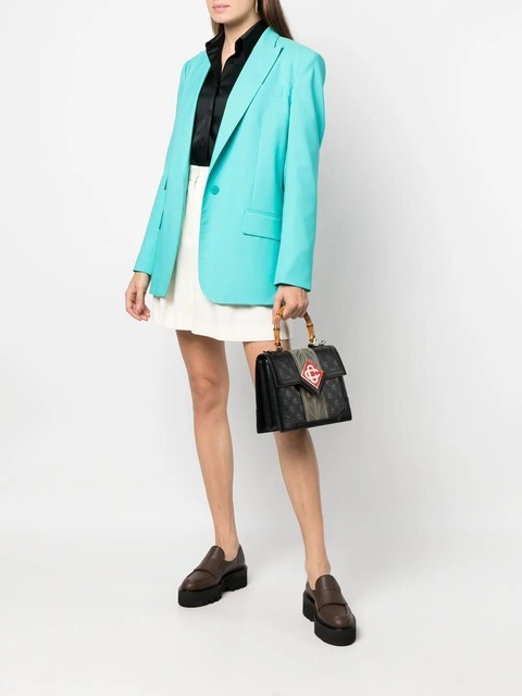 Casablanca Jeanne logo-patch tote bag - Black - zdjęcie produktu nr 1