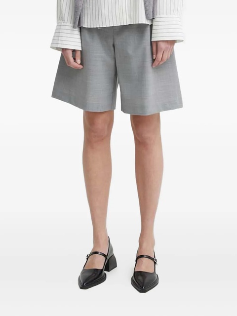 ALOHAS pleated tie-waist shorts - Grey - zdjęcie produktu nr 1