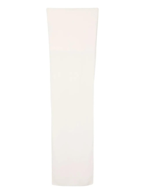 Blumarine high-waist gathered maxi skirt - White - zdjęcie produktu nr 2