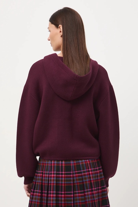 Medicine kardigan damski kolor bordowy - zdjęcie produktu nr 2