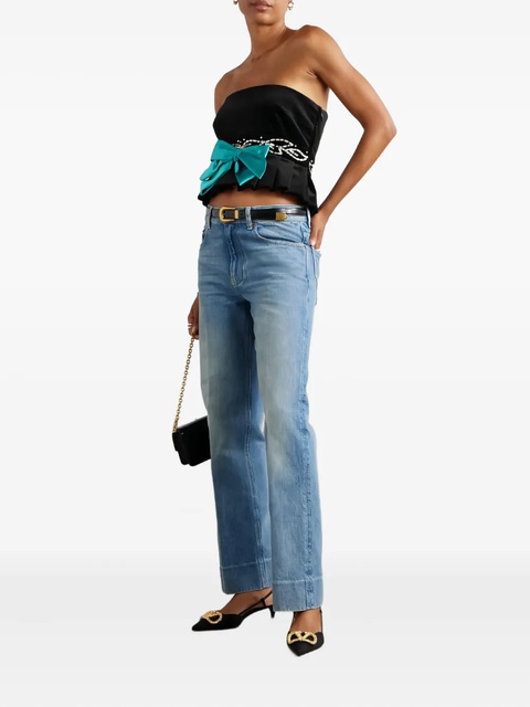Valentino Garavani sequin-embellished bow blouse - Black - zdjęcie produktu nr 2