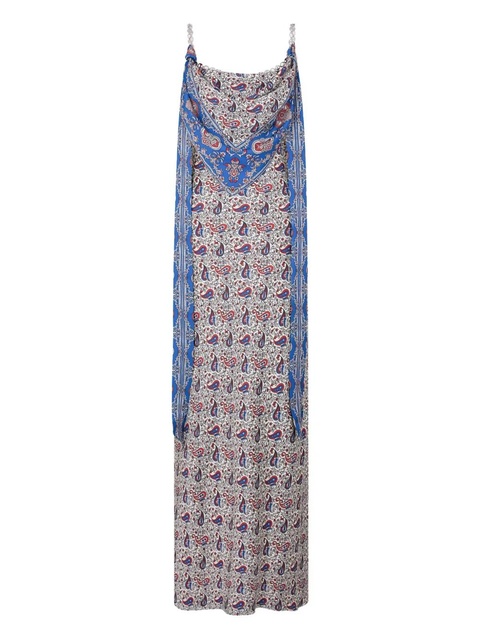 Rabanne paisley-print maxi dress - Neutrals - zdjęcie produktu nr 1