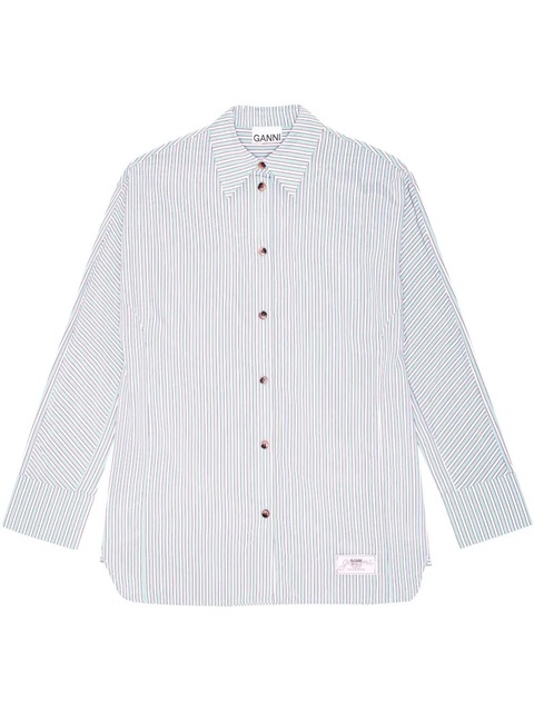 GANNI striped shirt - White - zdjęcie produktu nr 1