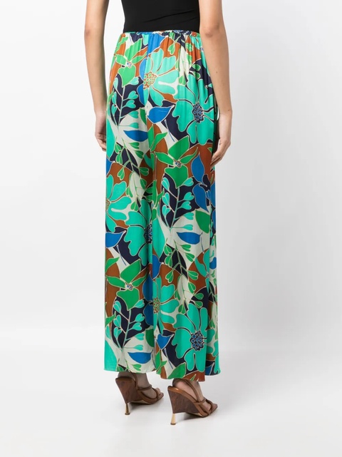 Cult Gaia Alaia floral-print trousers - Green - zdjęcie produktu nr 2