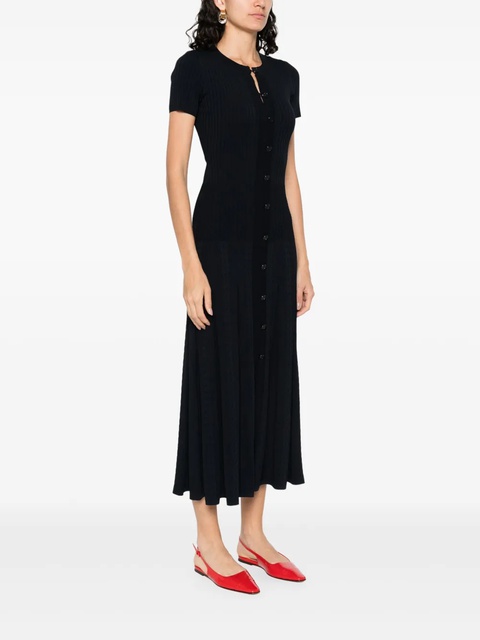 SANDRO knitted midi dress - Blue - zdjęcie produktu nr 2