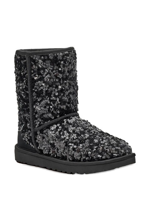 UGG Classic Short Chunky sequin-embellished boots - Black - zdjęcie produktu nr 2