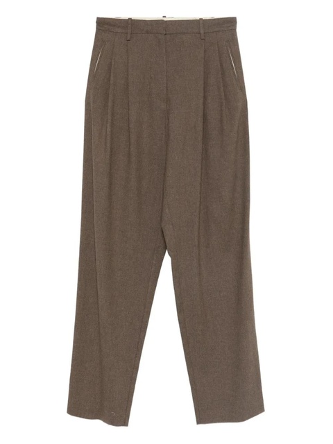 Alysi pleated trousers - Brown - zdjęcie produktu nr 1