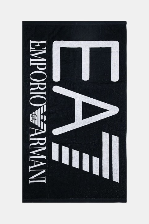 EA7 Emporio Armani ręcznik bawełniany kolor czarny AF13300.7X000102 - zdjęcie produktu nr 1