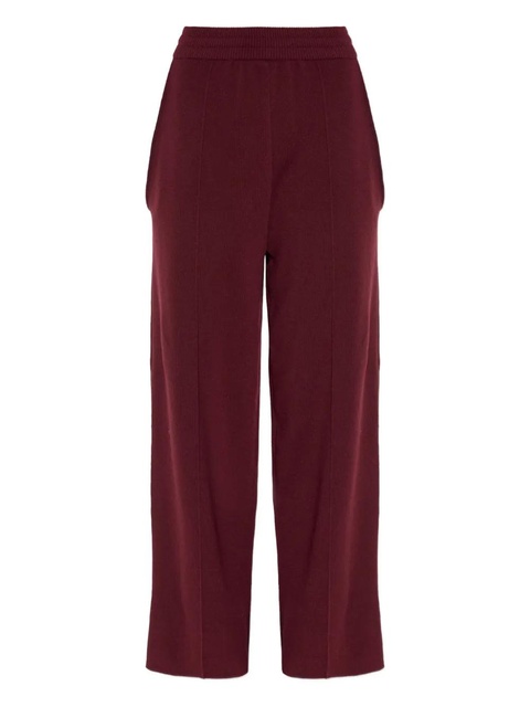 Lanvin elasticated-waistband wool-blend trousers - Red - zdjęcie produktu nr 1