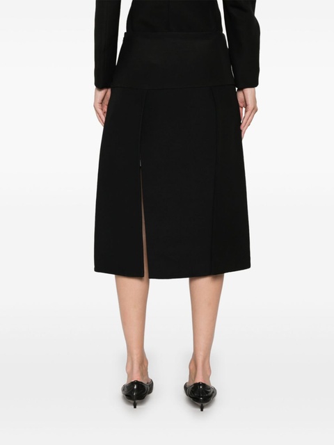 KHAITE Kidd midi skirt - Black - zdjęcie produktu nr 2