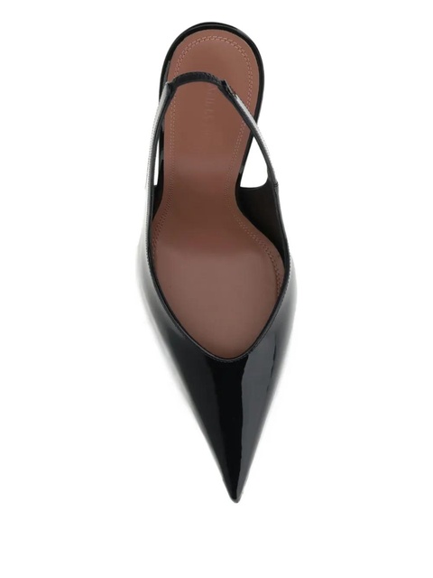 Amina Muaddi 105mm Anok Sling slingback pointed-toe pumps - Black - zdjęcie produktu nr 1