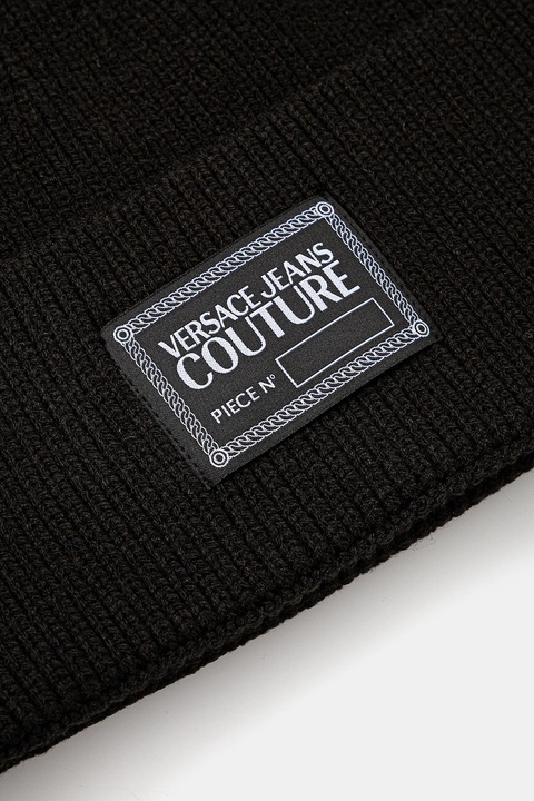 Versace Jeans Couture czapka kolor czarny 79HAZK50 ZG396 - zdjęcie produktu nr 2