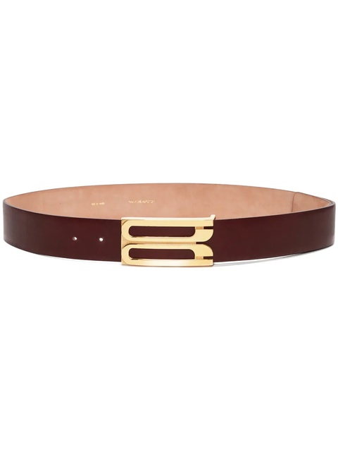Victoria Beckham Frame leather belt - Red - zdjęcie produktu nr 1