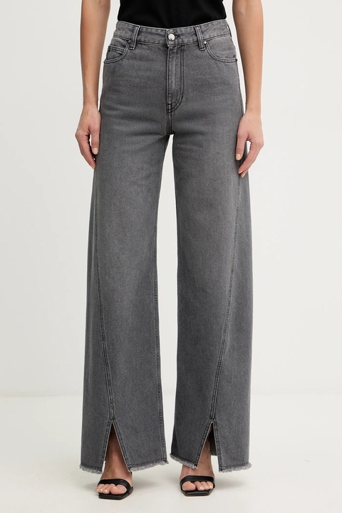 Simona Corsellini jeansy damskie kolor szary A25CPPAT0601 - zdjęcie produktu nr 2