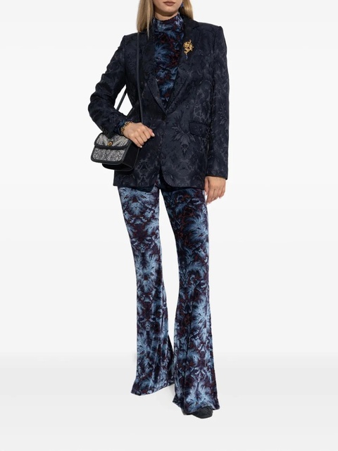 ETRO floral-pattern single-breasted blazer - Blue - zdjęcie produktu nr 2