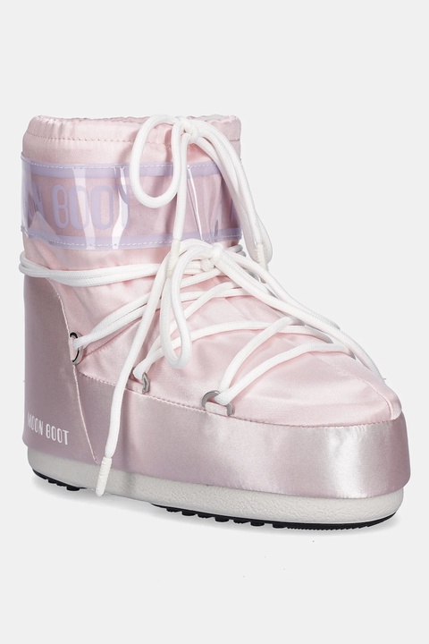 Moon Boot śniegowce MB ICON LOW PEARLY kolor różowy 80D1409660 J032 - zdjęcie produktu nr 1