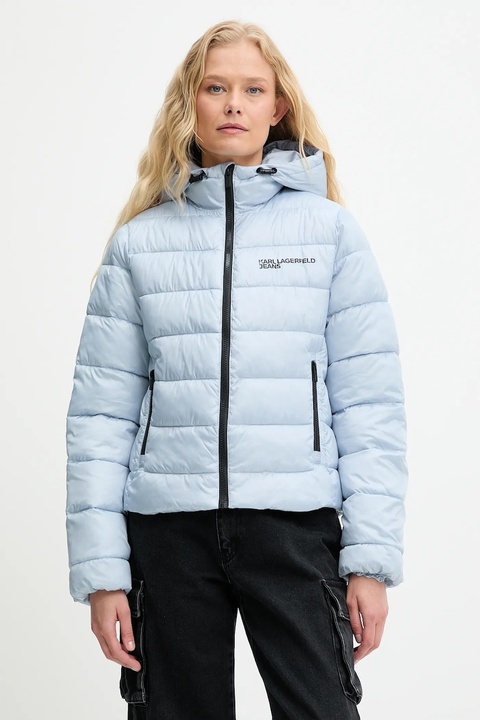 Karl Lagerfeld Jeans kurtka kolor niebieski zimowa A3W15026 - zdjęcie produktu nr 1