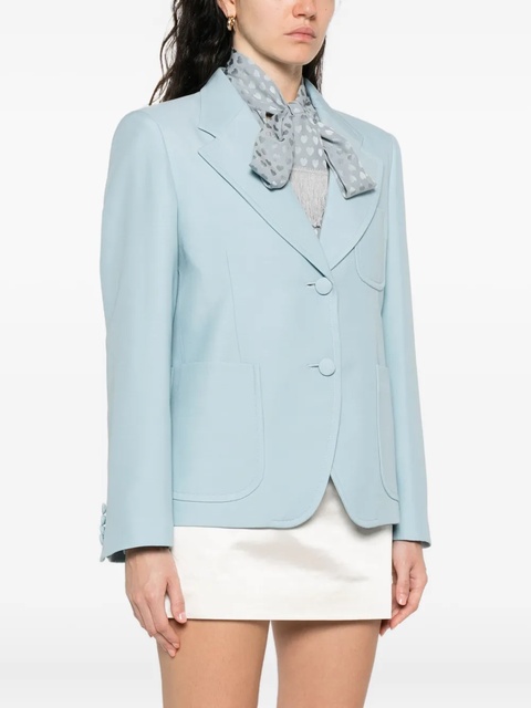 Valentino Garavani single-breasted blazer - Blue - zdjęcie produktu nr 2