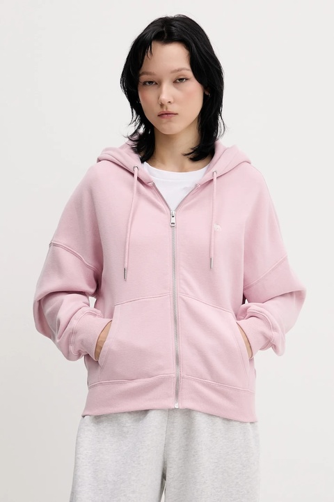 Abercrombie & Fitch bluza damska kolor różowy z kapturem KI152-5417-601 - zdjęcie produktu nr 1