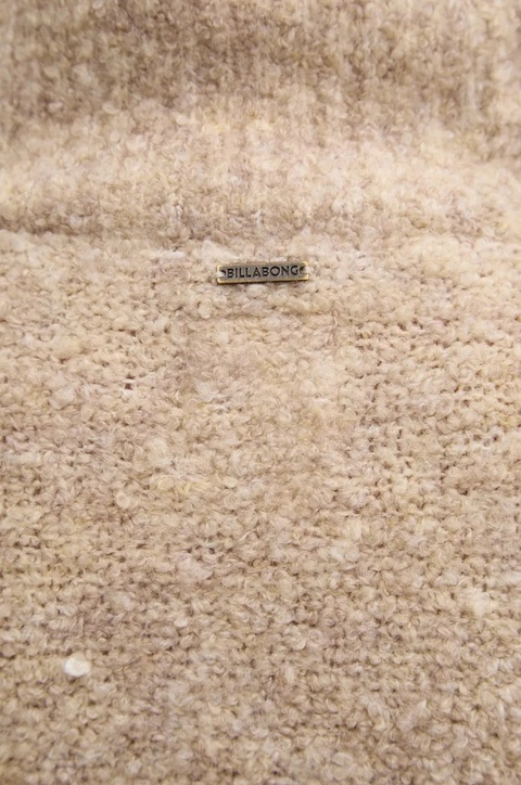 Billabong sweter Lost Heaven damski kolor beżowy ciepły z półgolfem EBJSW00120 - zdjęcie produktu nr 1