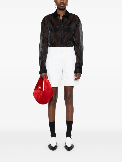 Jil Sander linen shorts - White - zdjęcie produktu nr 2