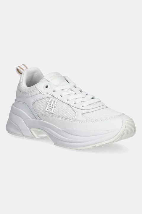 Tommy Hilfiger sneakersy TH CHUNKY RUNNER damskie kolor biały FW0FW08474 - zdjęcie produktu nr 1