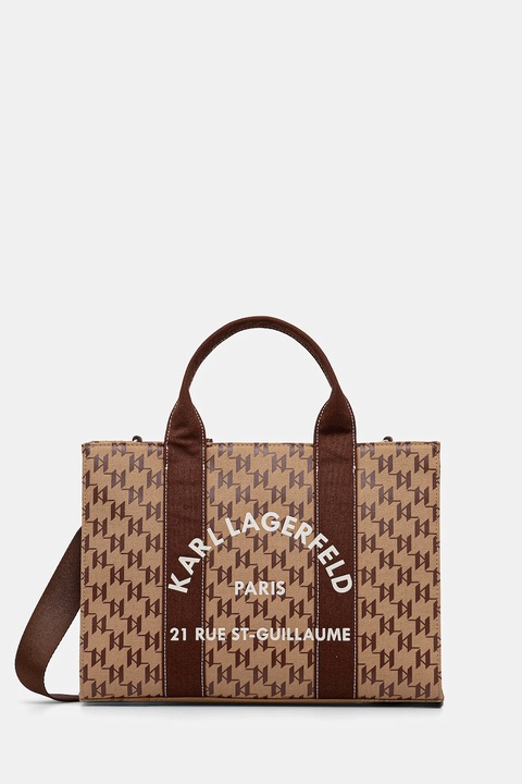 Karl Lagerfeld torebka K/RSG kolor brązowy B1W50021 - zdjęcie produktu nr 1