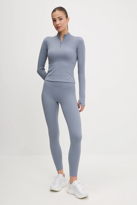 Joy in me legginsy do jogi Oneness Ease kolor zielony gładkie Oneness Ease 7/8 - zdjęcie produktu nr 2