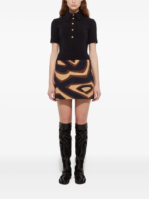 PUCCI labirinto print short dress - Black - zdjęcie produktu nr 1