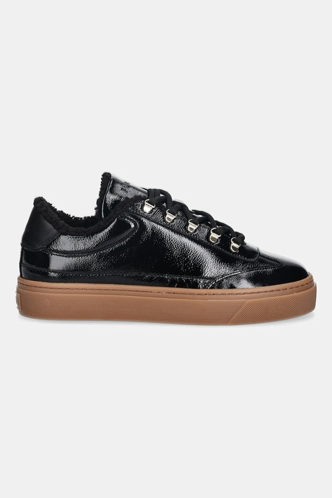 Furla sneakersy skórzane Enjoy Lace-Up Sneaker damskie kolor czarny YK31ENJ BX4211 O6000 - zdjęcie produktu nr 2