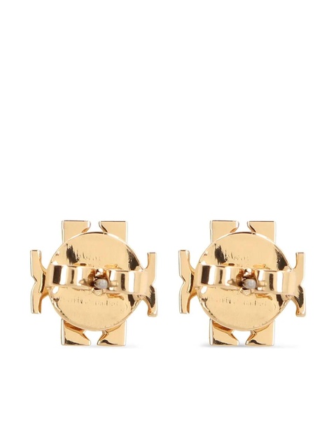 Tory Burch Miller logo stud earrings - Gold - zdjęcie produktu nr 1
