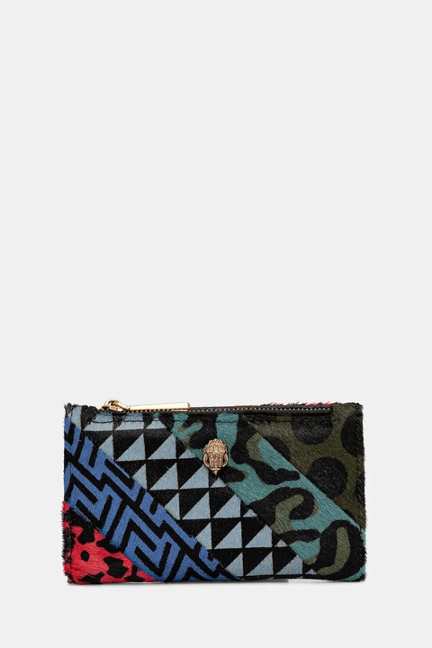 Kurt Geiger London portfel skórzany KENSINGTON damski kolor niebieski 4704169189 - zdjęcie produktu nr 1