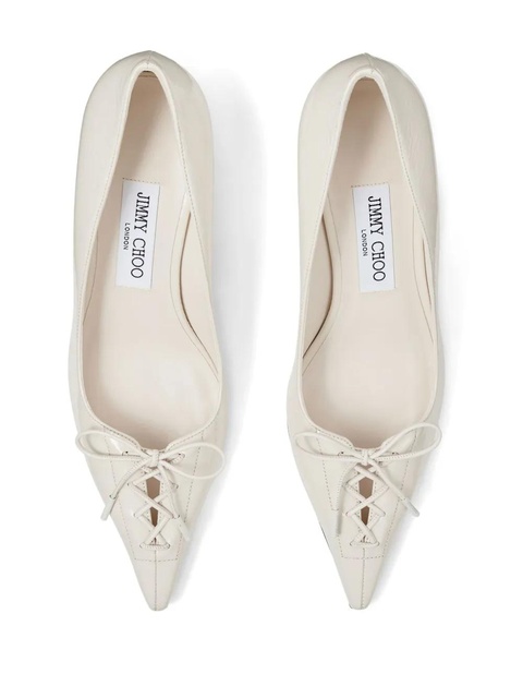 Jimmy Choo 50mm Scarlett pumps - White - zdjęcie produktu nr 2