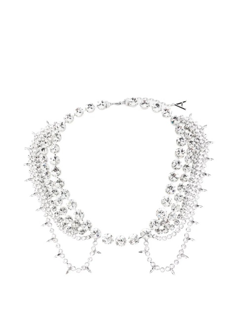 AREA crystal-embellished chocker necklace - Silver - zdjęcie produktu nr 1
