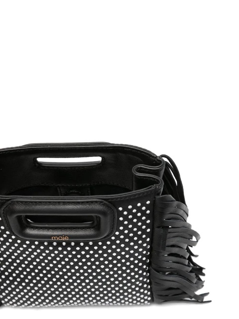 Maje rhinestone-embellished mini bag - Black - zdjęcie produktu nr 2