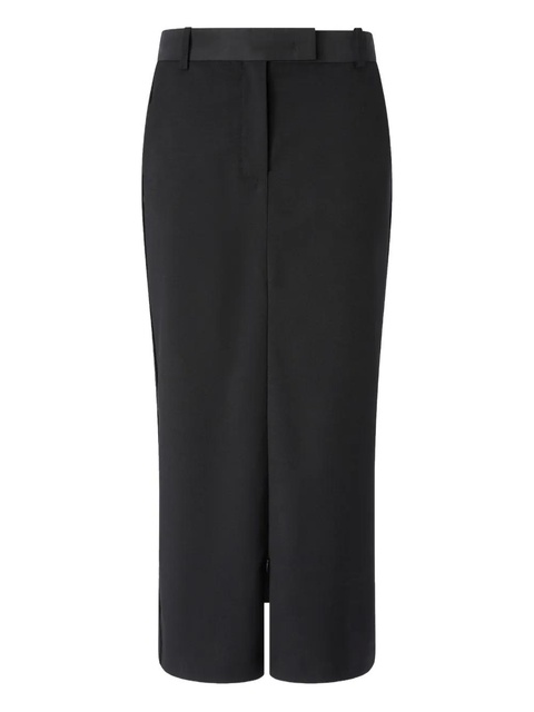 PINKO high-waisted slit midi skirt - Black - zdjęcie produktu nr 1