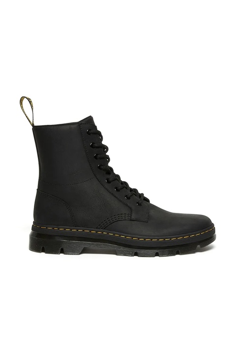 Dr. Martens workery skórzane Combs damskie kolor czarny na platformie DM26007001 - zdjęcie produktu nr 1