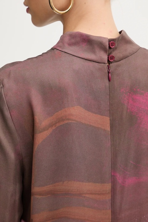 Stine Goya sukienka kolor różowy midi prosta SG-PS26-D017-2263P - zdjęcie produktu nr 2