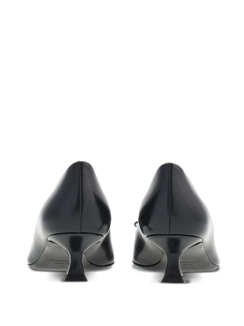 Ferragamo New Vara 40mm leather pumps - Black - zdjęcie produktu nr 2