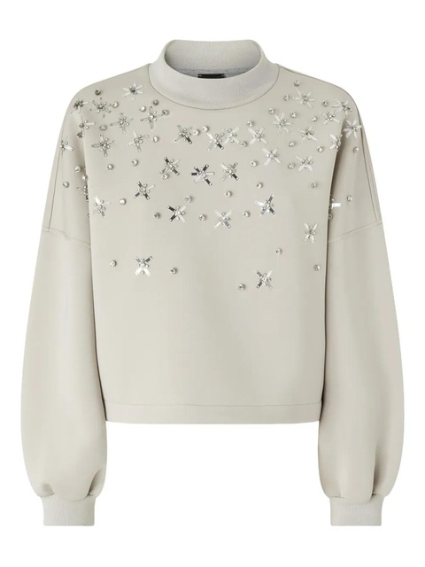 PINKO embellished sweatshirt - Neutrals - zdjęcie produktu nr 1