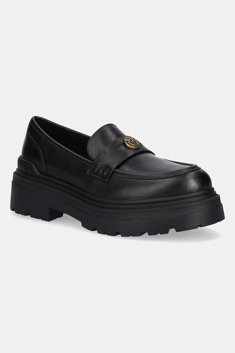 Pinko mokasyny Mia 24 damskie kolor czarny na platformie SD0403P001Z99 - zdjęcie produktu nr 1