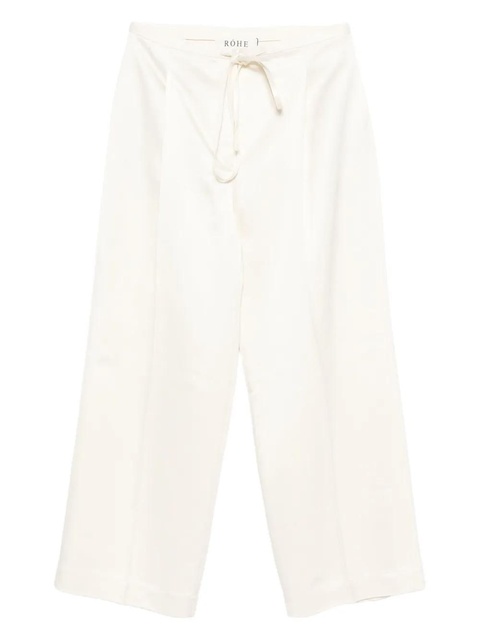 Róhe drawstring straight-hem trousers - Neutrals - zdjęcie produktu nr 1
