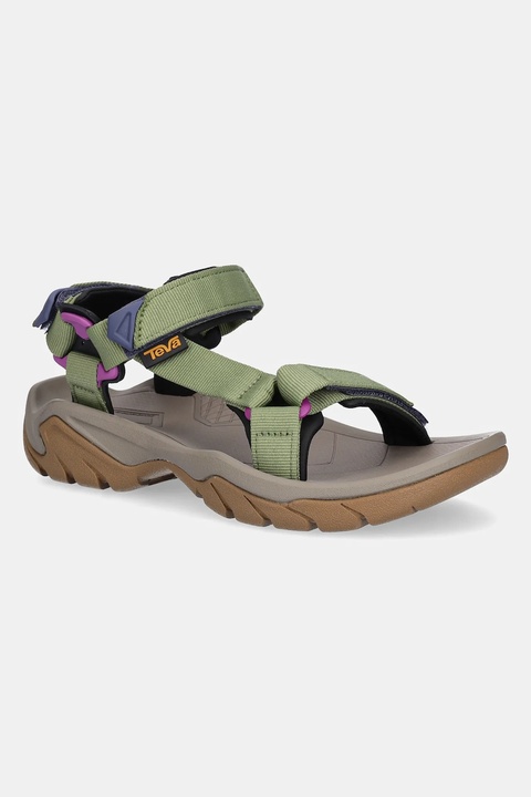 Teva sandały Terra Fi 5 Universal damskie kolor zielony 1099443 - zdjęcie produktu nr 1