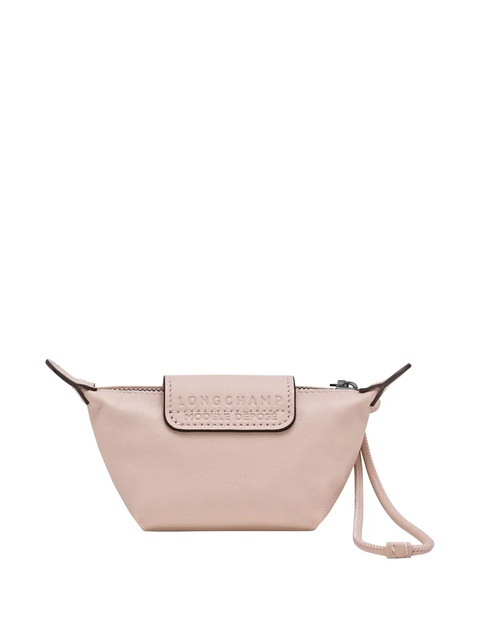 Longchamp embossed leather pouch - Pink - zdjęcie produktu nr 1