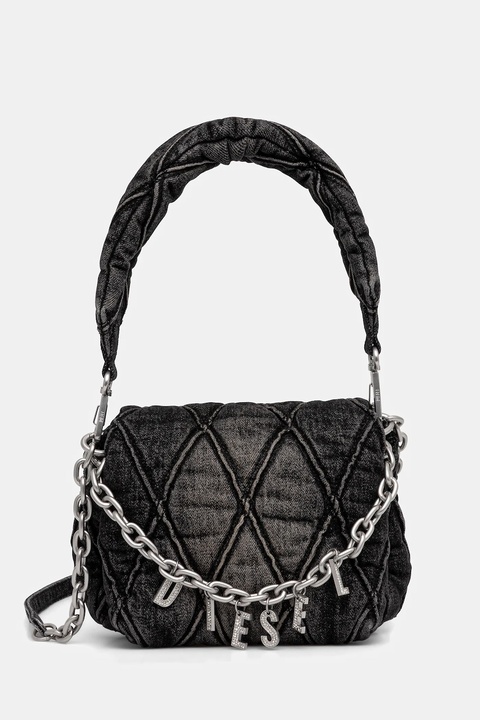 Diesel torebka jeansowa CHARM-D CHARM-D kolor czarny X09597.P6330 - zdjęcie produktu nr 1